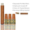 NUCIG Rechargeable E Cigar Vape - Tobacco Gold Flavour - NUCIG