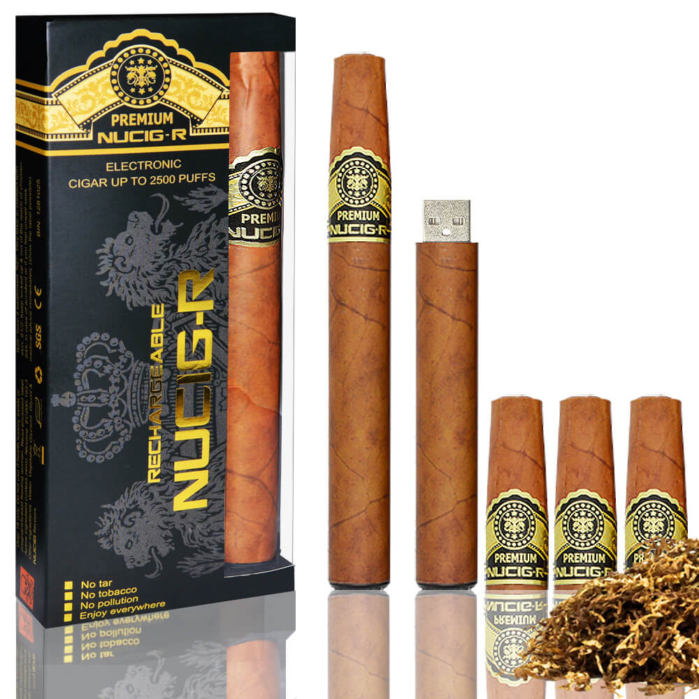 NUCIG Rechargeable Electric | Electronic | E Cigar - Cuban Flavour NUCIG Rechargeable Electric | Electronic | E Cigar - Cuban Flavour