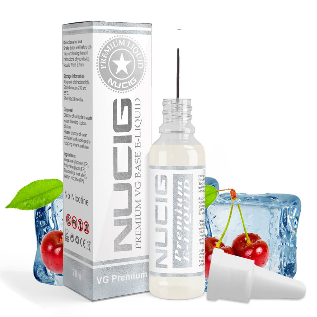 Nicotine Free E liquid Cherry Ice Flavour - Buy NUCIG Eliquid Vapes Nicotine Free E liquid Cherry Ice Flavour - Buy NUCIG Eliquid Vapes