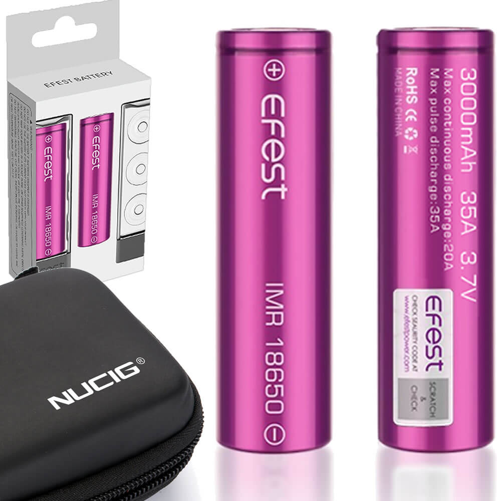 Effest Efest IMR 18650 3000mAh 3.7v Li-Mn 35A | NUCIG