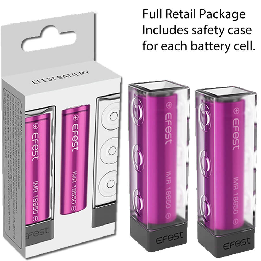 Effest Efest IMR 18650 3500mAh 3.7v Li-Mn 20A | NUCIG