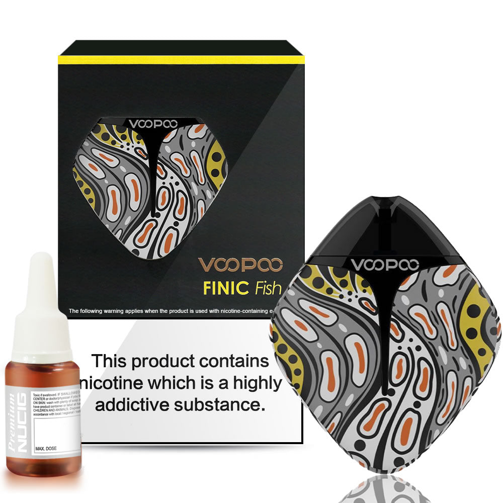 Voopoo Finic Fish - FOOTSTEPS, Buy E cigarette Kit from NUCIG UK Voopoo Finic Fish - FOOTSTEPS, Buy E cigarette Kit from NUCIG UK