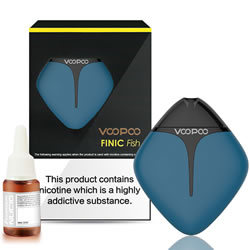 Voopoo Finic Fish Full Kit - BLUE, Buy E cigarette Kit from NUCIG UK Voopoo Finic Fish Full Kit - BLUE, Buy E cigarette Kit from NUCIG UK